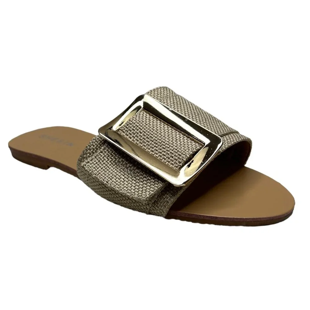 Shein Canvas Slide Sandal (6.5)